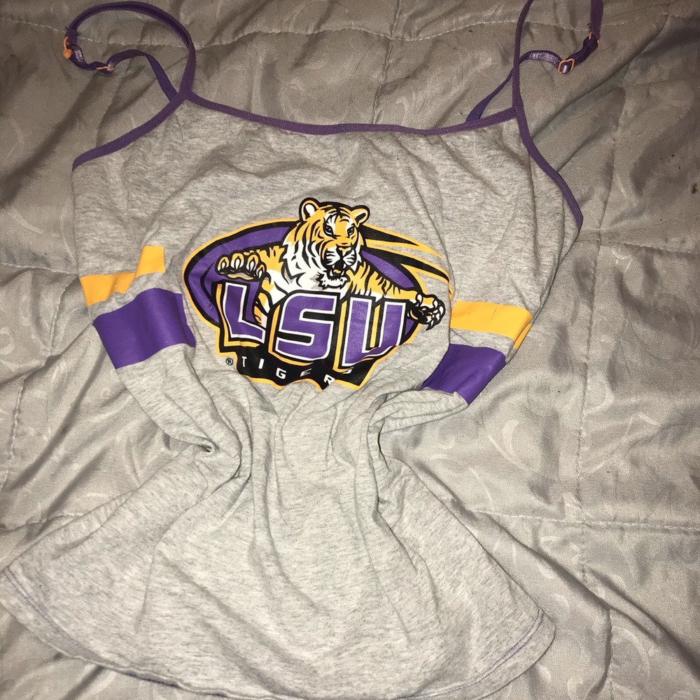 LSU crop top